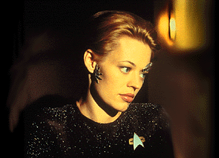 Seven of Nine contemplates her new found memories